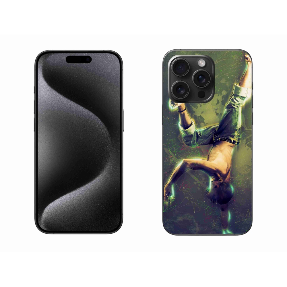 Gél borítás mmCase iPhone 15 Pro Max készülékhez - breakdance