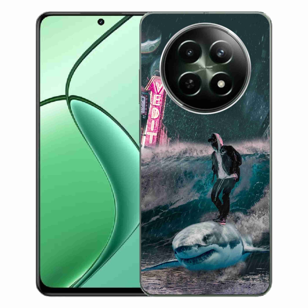 Zselés borítás mmCase a Realme 12 5G/12x 5G készülékhez - cápa