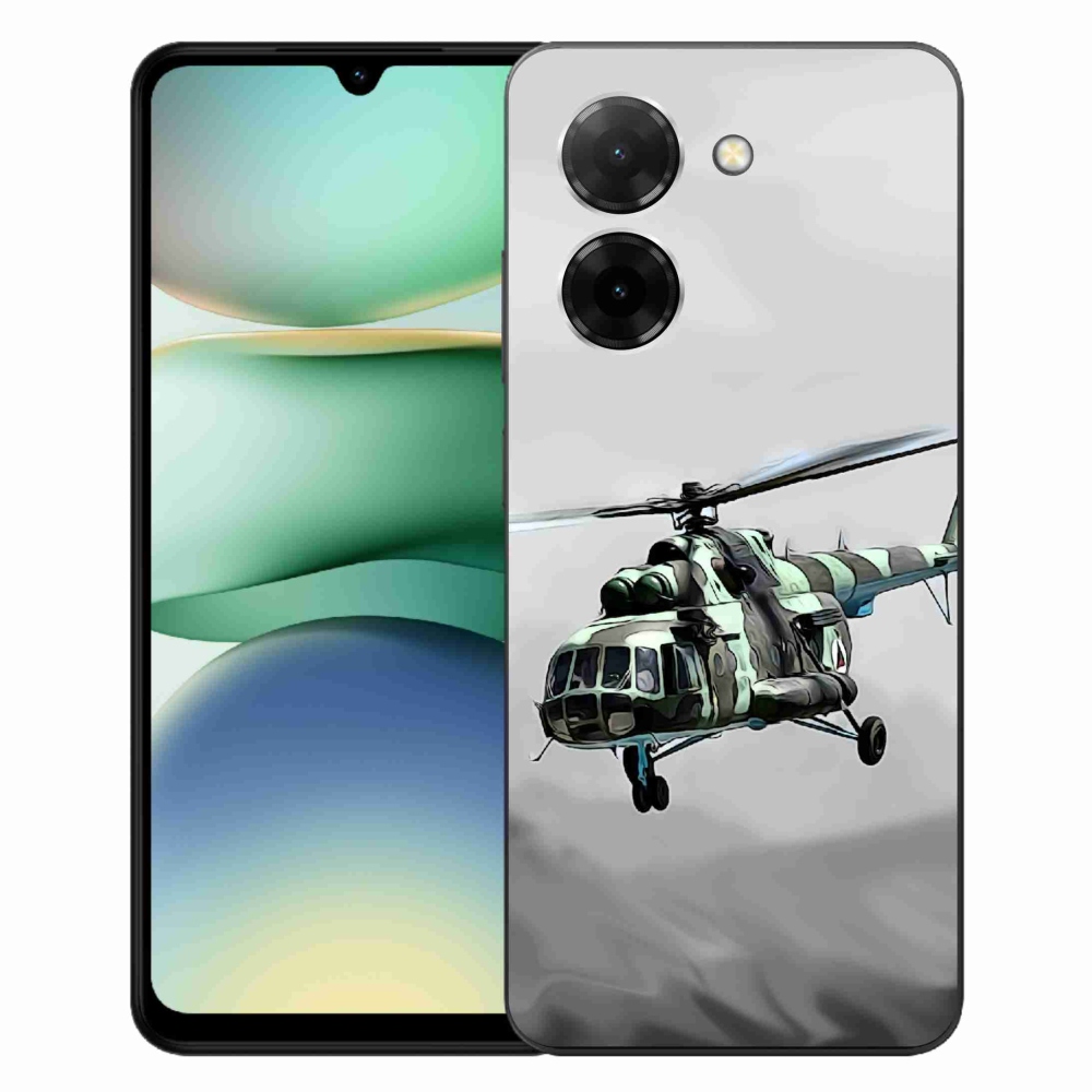 Gél borítás mmCase a Xiaomi Redmi A5 (171.7x77.8x8.3mm) - katonai helikopterhez
