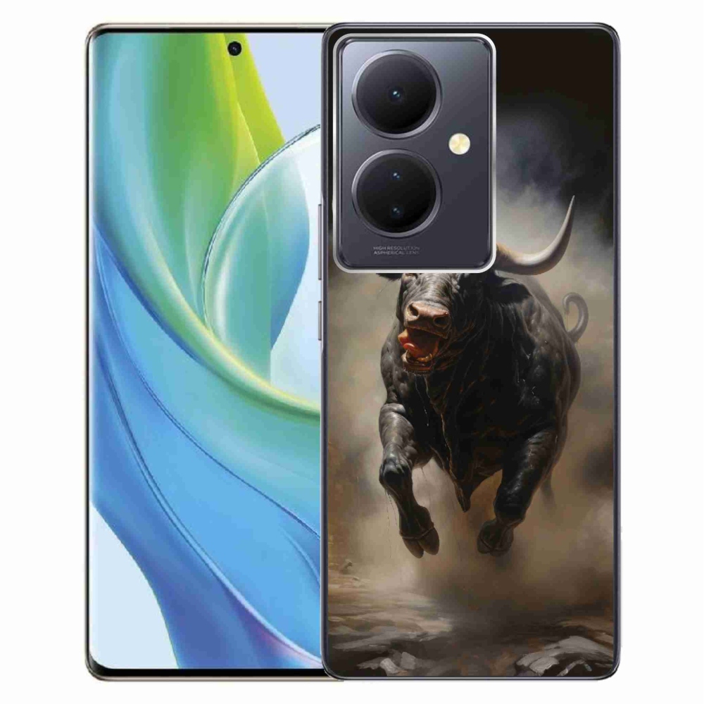 Gél borítás mmCase a Vivo V29 Lite 5G-n - dühös bika