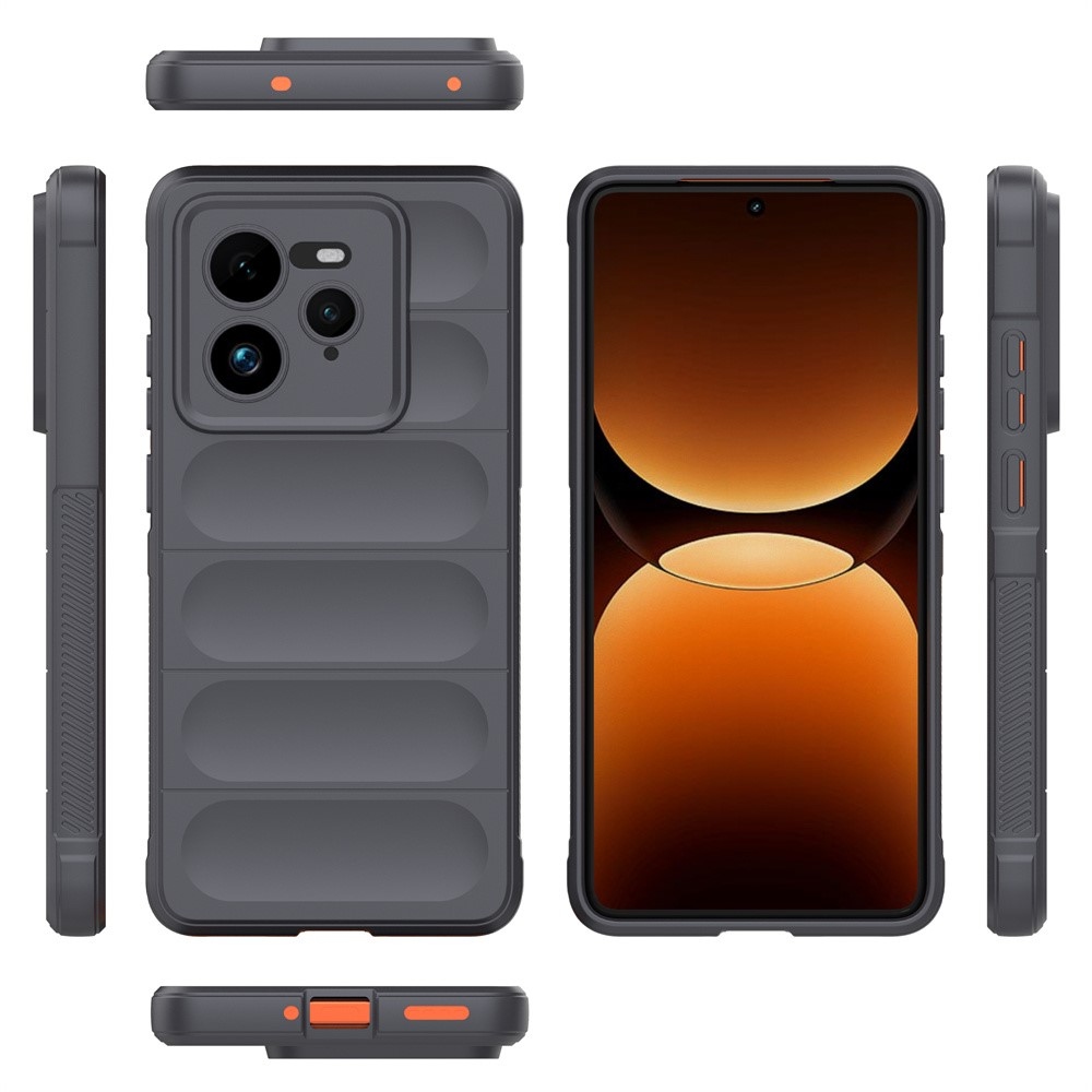 Rugg tartós zselés tok a Realme GT 7 Pro 5G készülékhez - sötétszürke