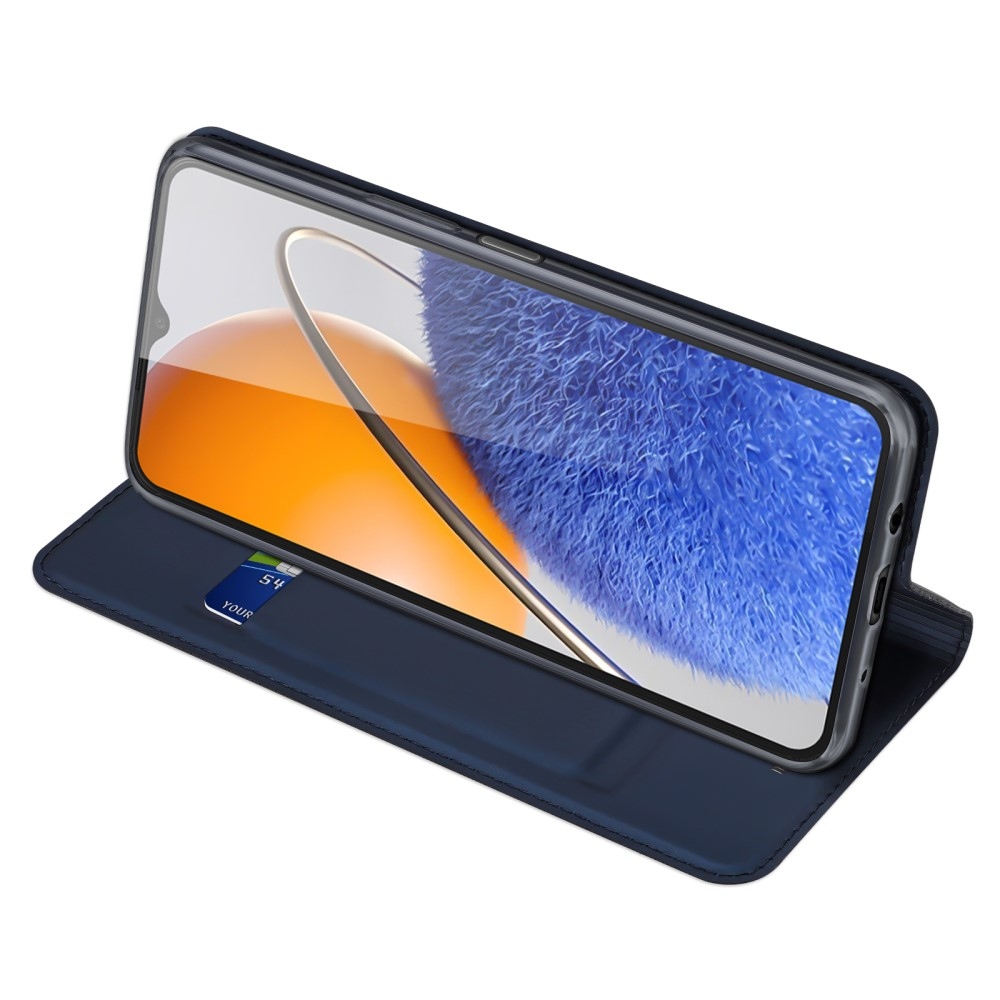 DUX könyvtáska Huawei Nova Y61-hez - sötétkék