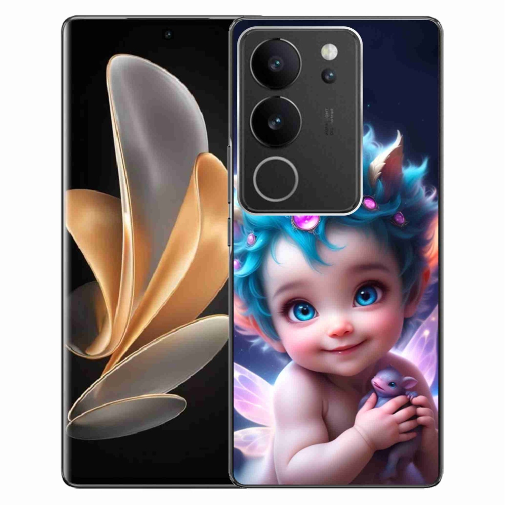 Gélburkolat mmCase a Vivo V29 5G-n - baba pillangószárnyakkal