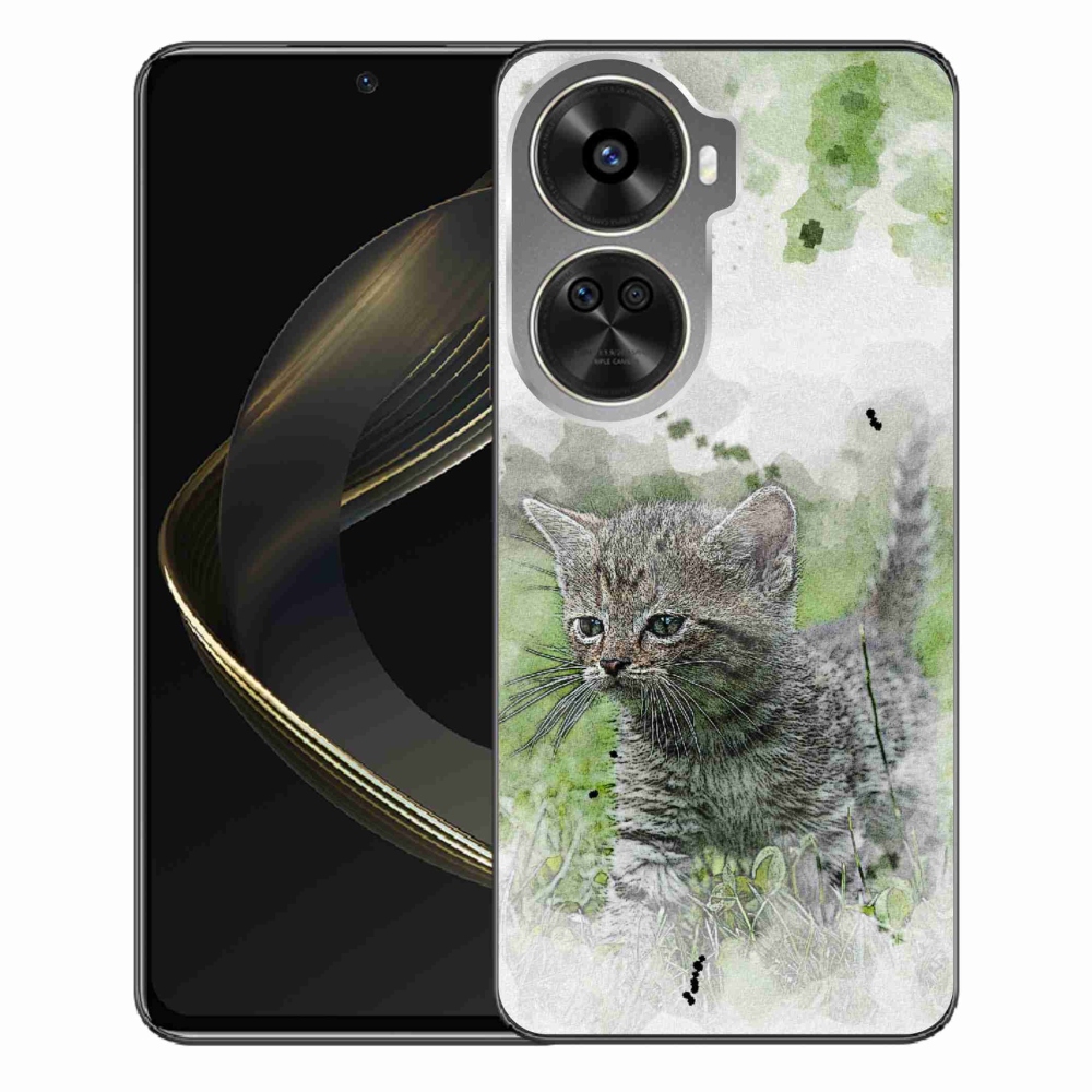 Gél borítás mmCase a Huawei Nova 12 SE-hez - aranyos cica 1