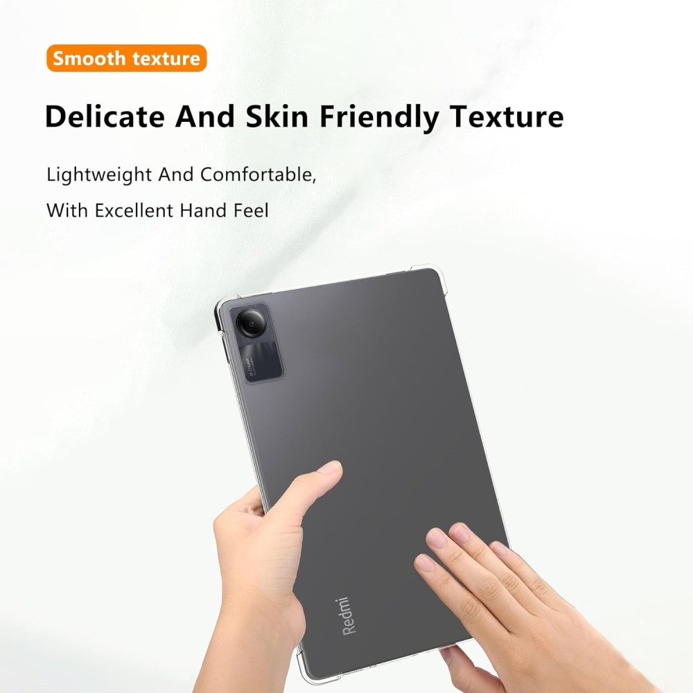 Átlátszó zselés tok megerősített sarkokkal Xiaomi Redmi Pad SE-hez - átlátszó