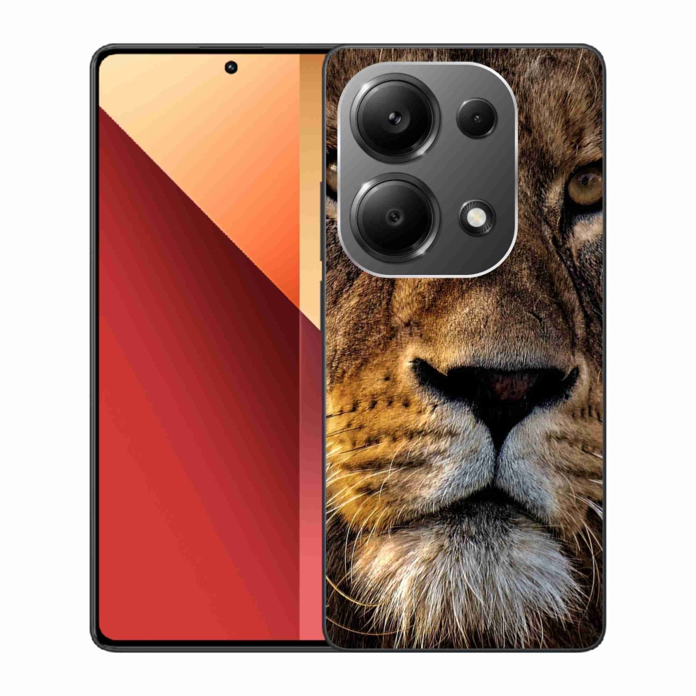 Gél tok mmCase a Xiaomi Redmi Note 13 Pro 4G/Poco M6 Pro - oroszlánhoz