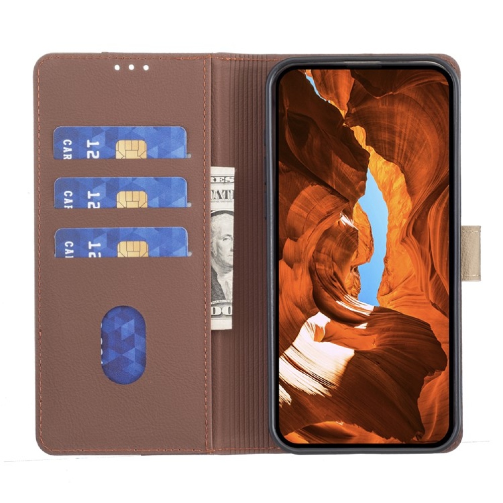 BNF DUO könyvtáska Xiaomi Poco F7 5G - barna