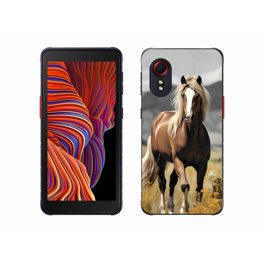 Zselés borítás mmCase Samsung Galaxy Xcover 5 - barna ló 1