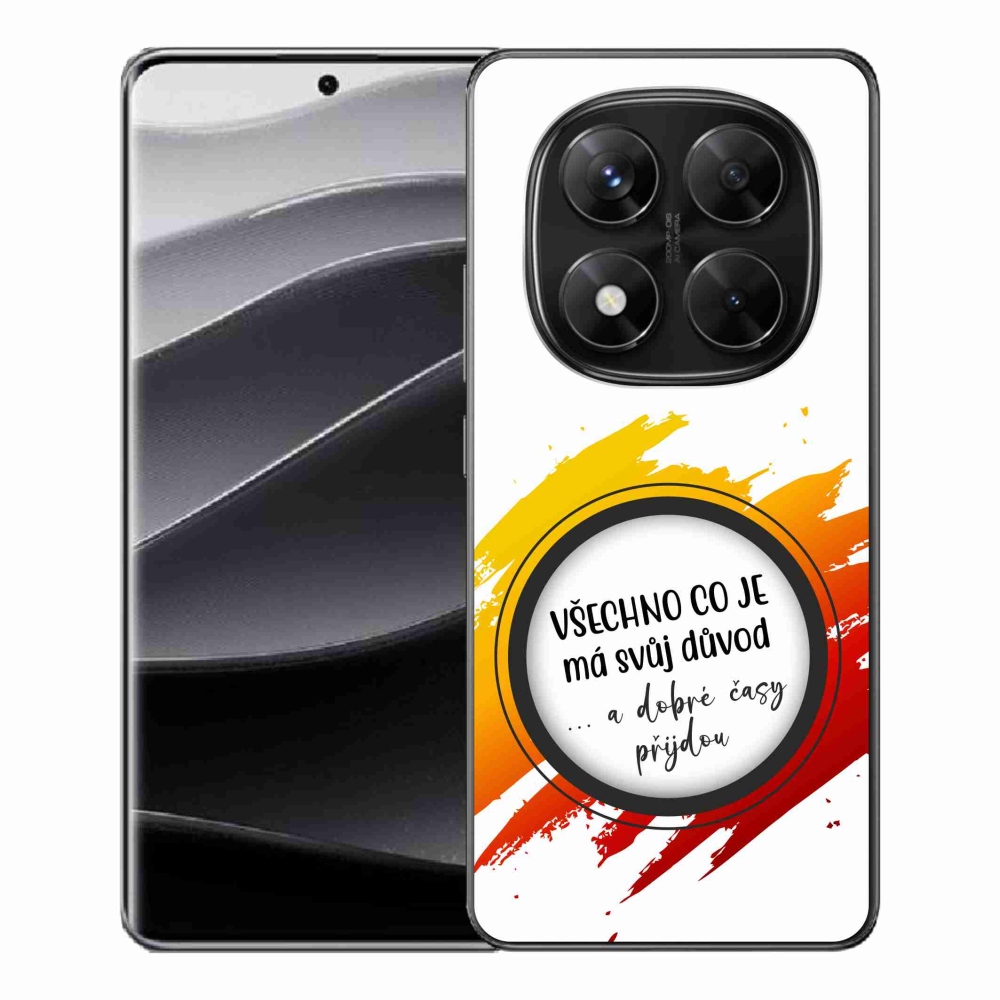 Gél borítás mmCase a Xiaomi Redmi Note 14 Pro 5G/Poco X7 5G számára - idézem 3 fehér háttér