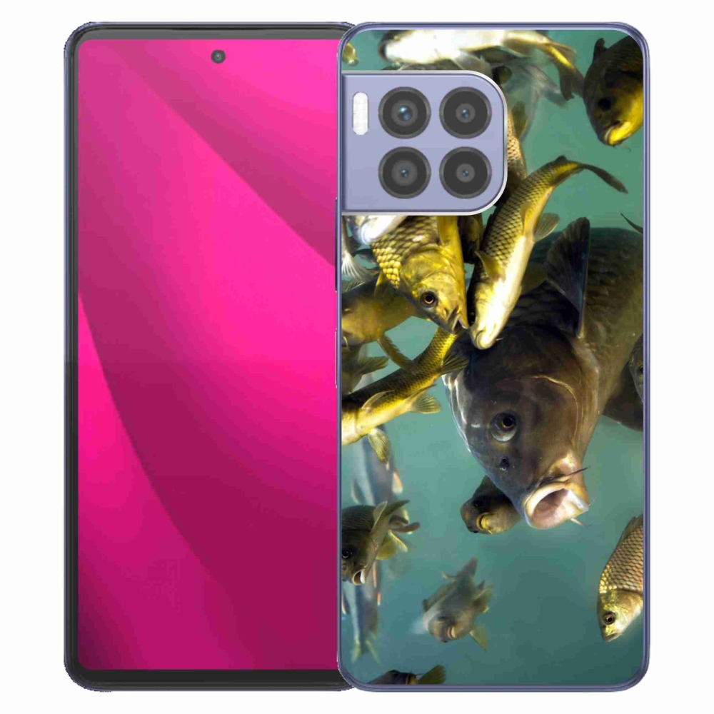 Zselés borítás mmCase a T-Mobile T Phone 2 Pro készülékhez - halak iskolája