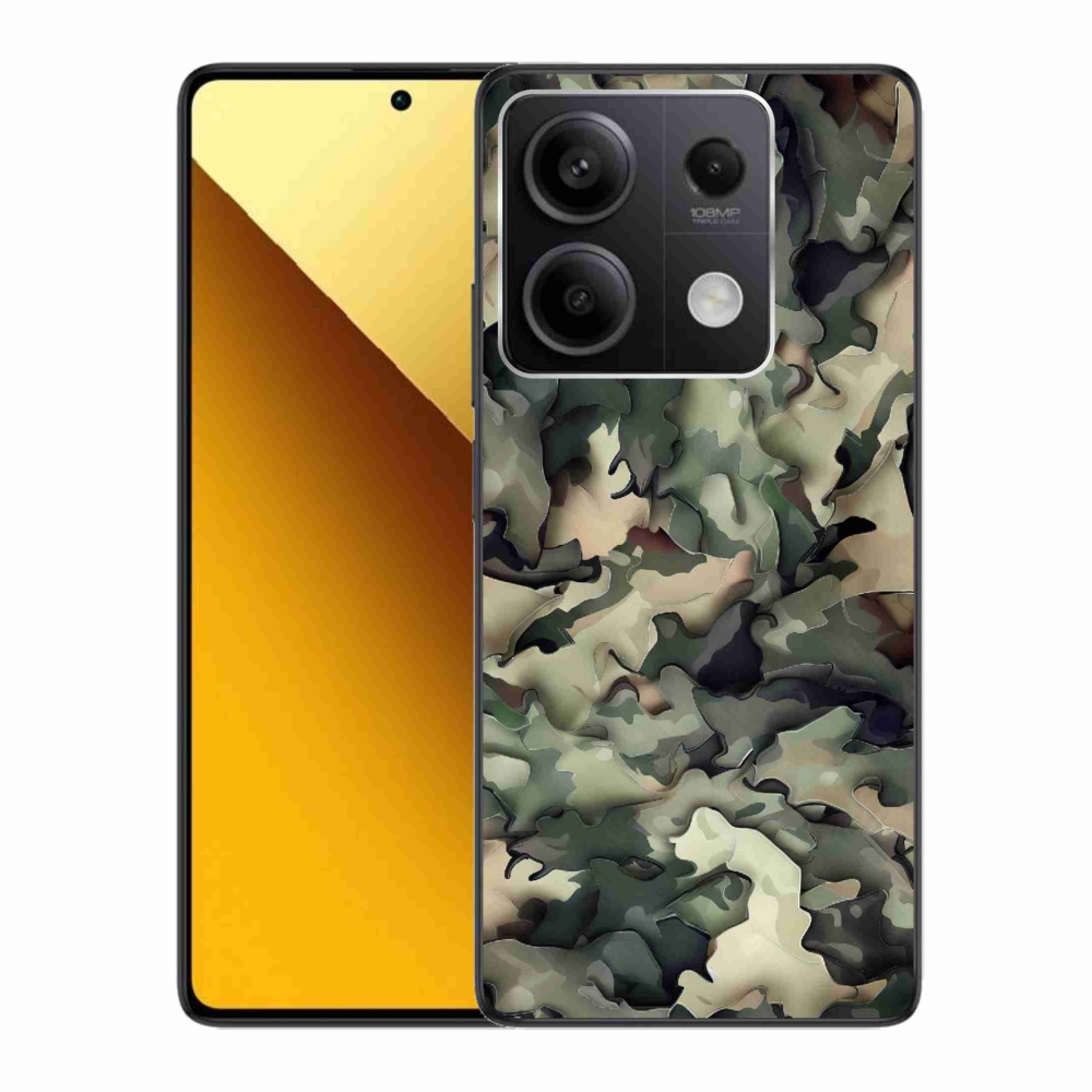 Gél borítás mmCase a Xiaomi Redmi Note 13 5G-hez - álcázott minta 9