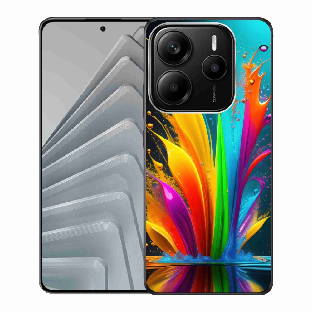 Gél borítás mmCase a Xiaomi Redmi Note 14 5G számára - absztrakt motívum 1