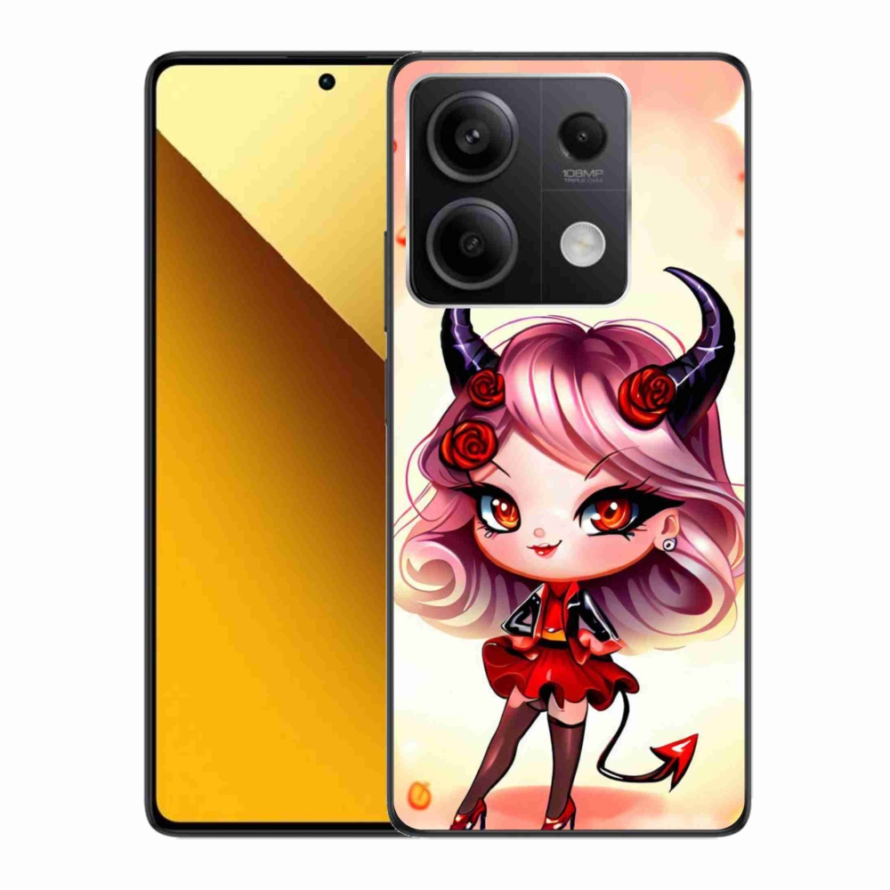 Gél borító mmCase a Xiaomi Redmi Note 13 5G számára - rajzfilm ördög