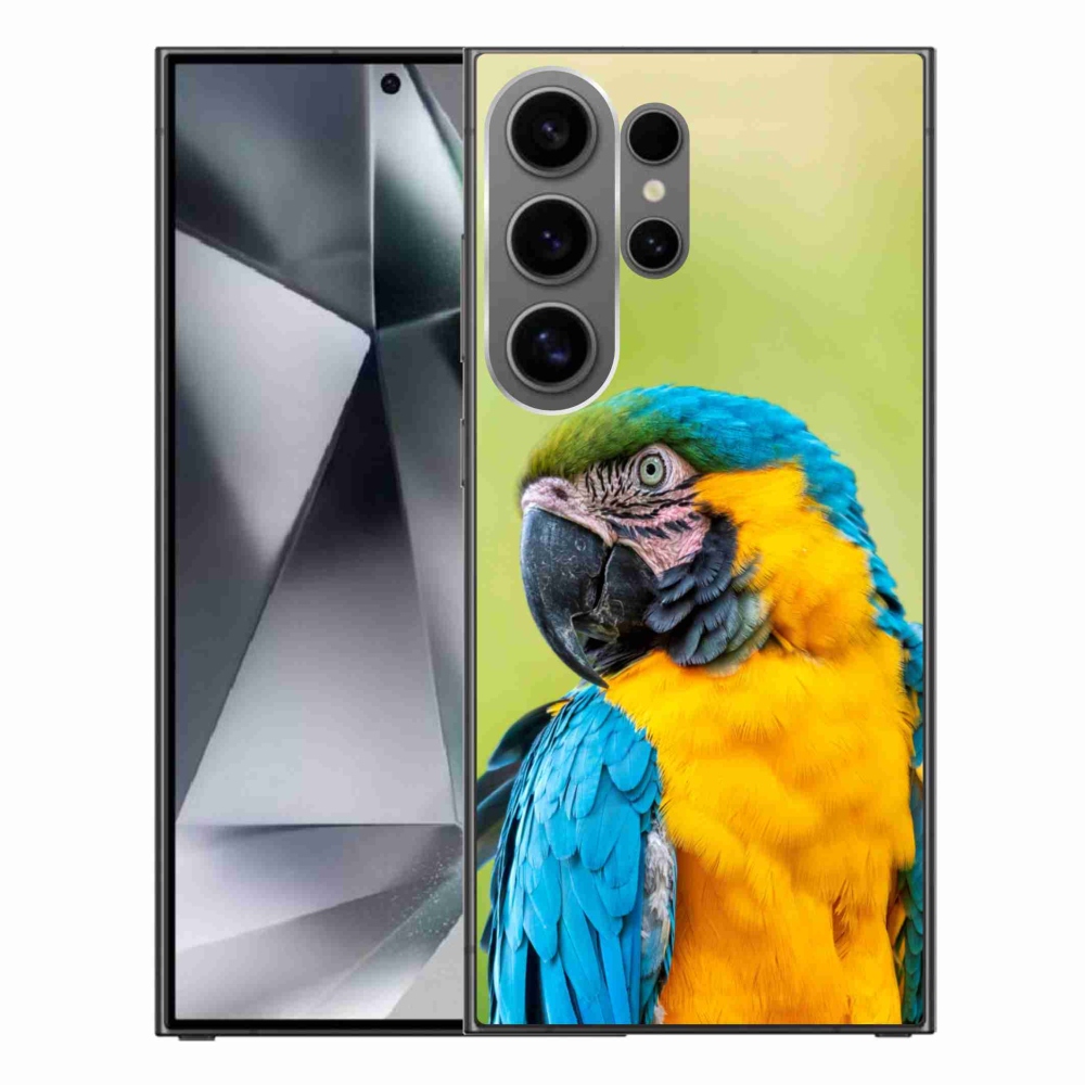 Gél tok mmCase a Samsung Galaxy S24 Ultra készülékhez - papagáj ara 2