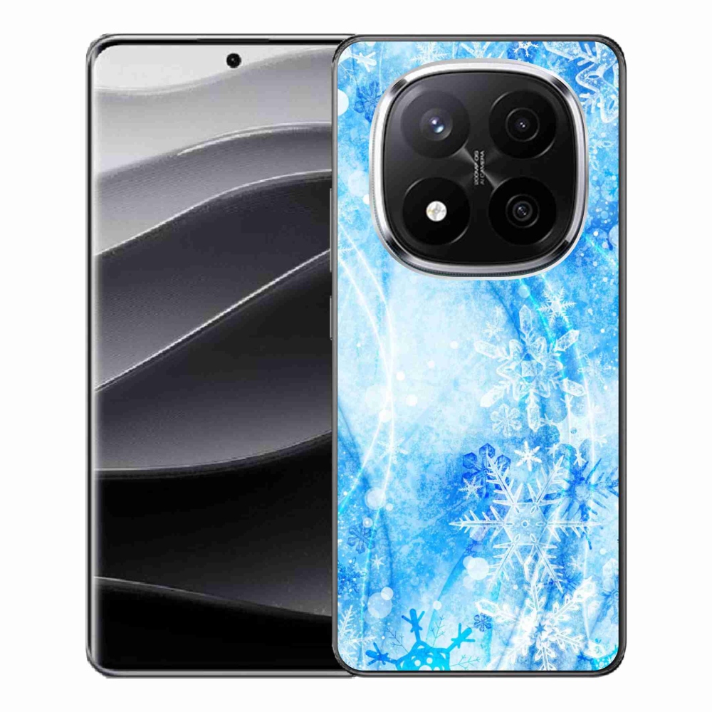 Gél borítás mmCase a Xiaomi Redmi Note 14 Pro+ 5G számára - hópelyhek