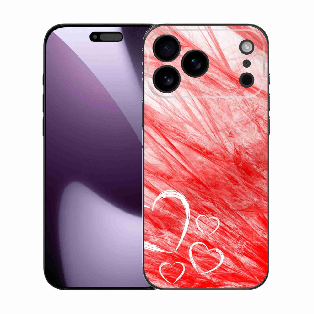Zselés borítás mmCase iPhone 17 Pro Max készülékhez - szív