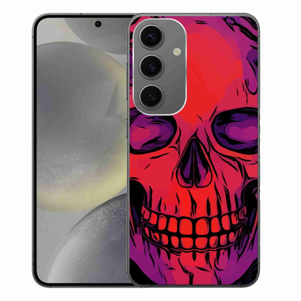 Gél tok mmCase a Samsung Galaxy S24+ készülékhez - koponya