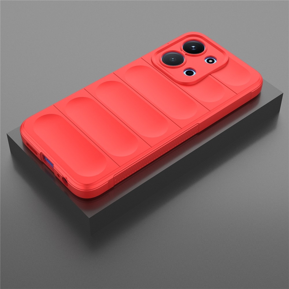 Rugg tartós zselés tok Xiaomi Redmi 15C 4G (171mm)/Poco C85 4G (171mm) - piros