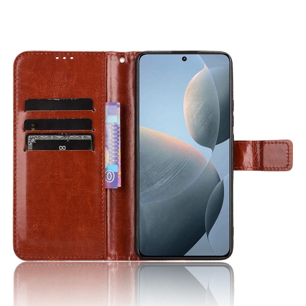 Tárcás könyv tok Xiaomi Poco X6 Pro 5G - barna