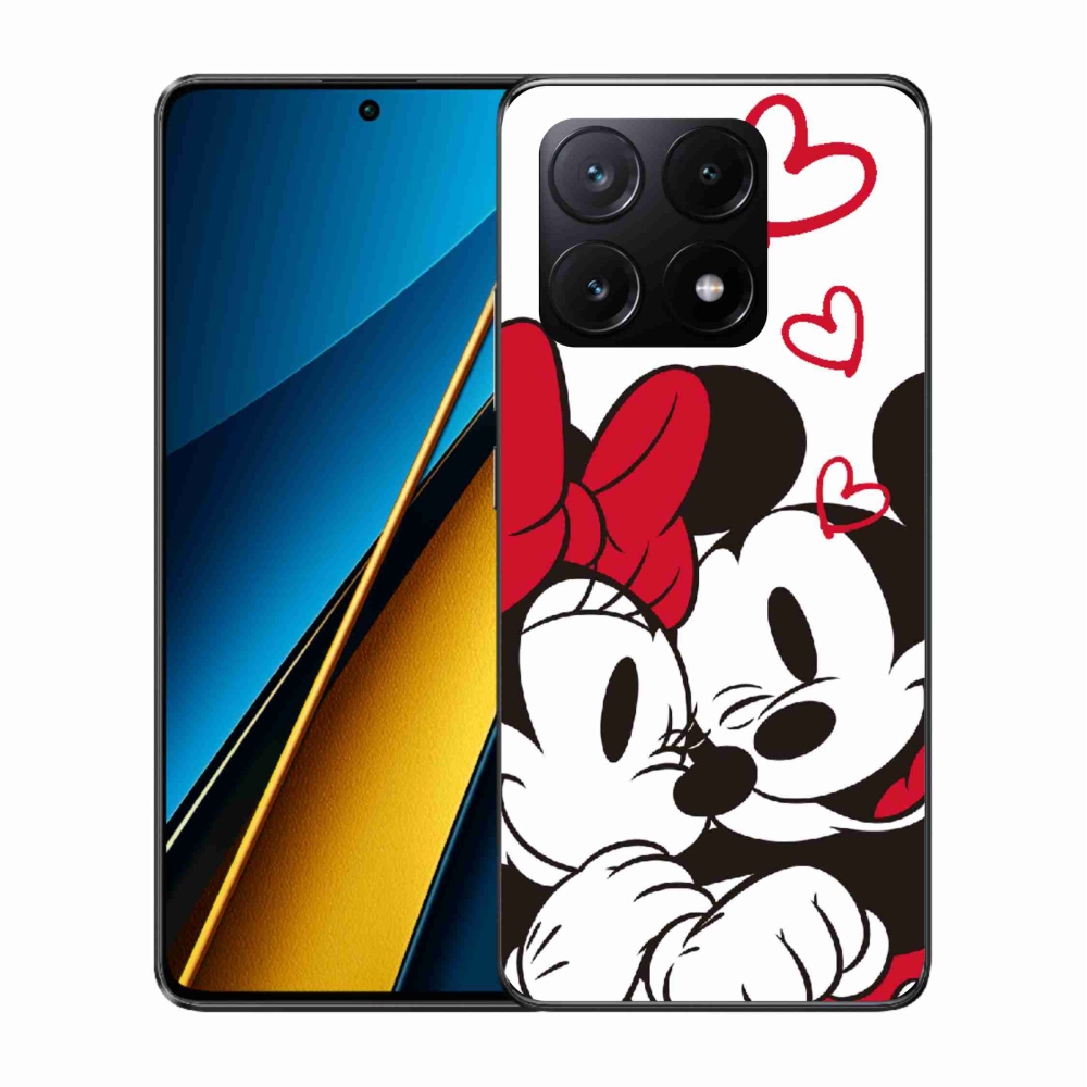 Gél borítás mmCase a Xiaomi Poco X6 Pro 5G-hez - minnie és mickey