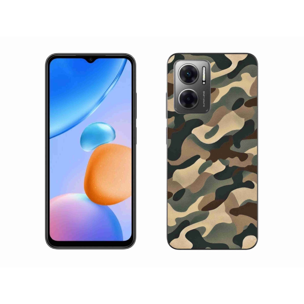 Gél borítás mmCase a Xiaomi Redmi 10 5G-hez - álcázó minta 11