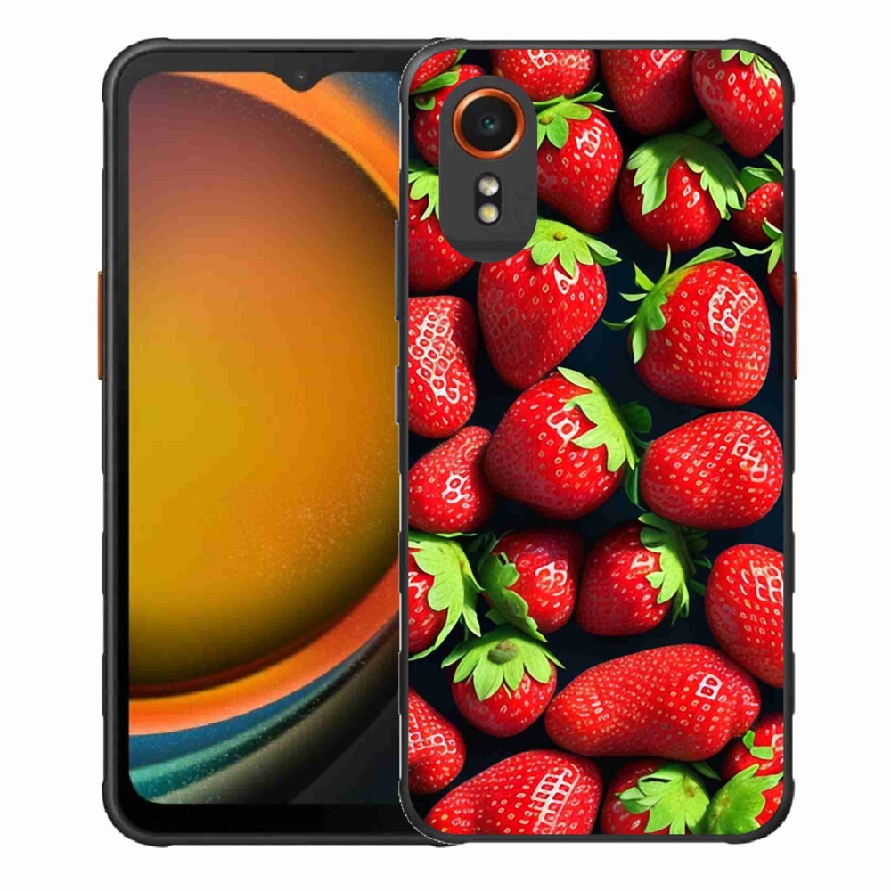 Gél borítás mmCase Samsung Galaxy Xcover 7 készülékhez - szamóca