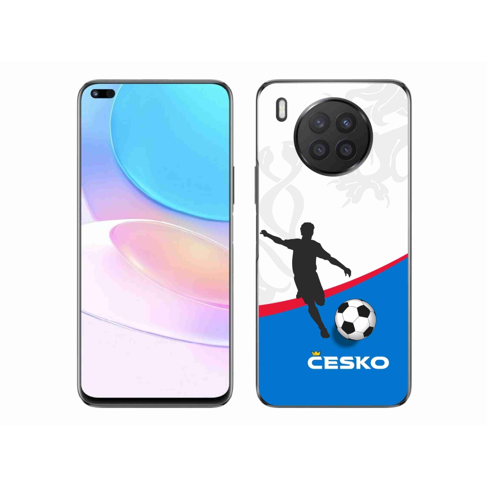 Gél borítás mmCase a Huawei Nova 8i - futball Csehország 1