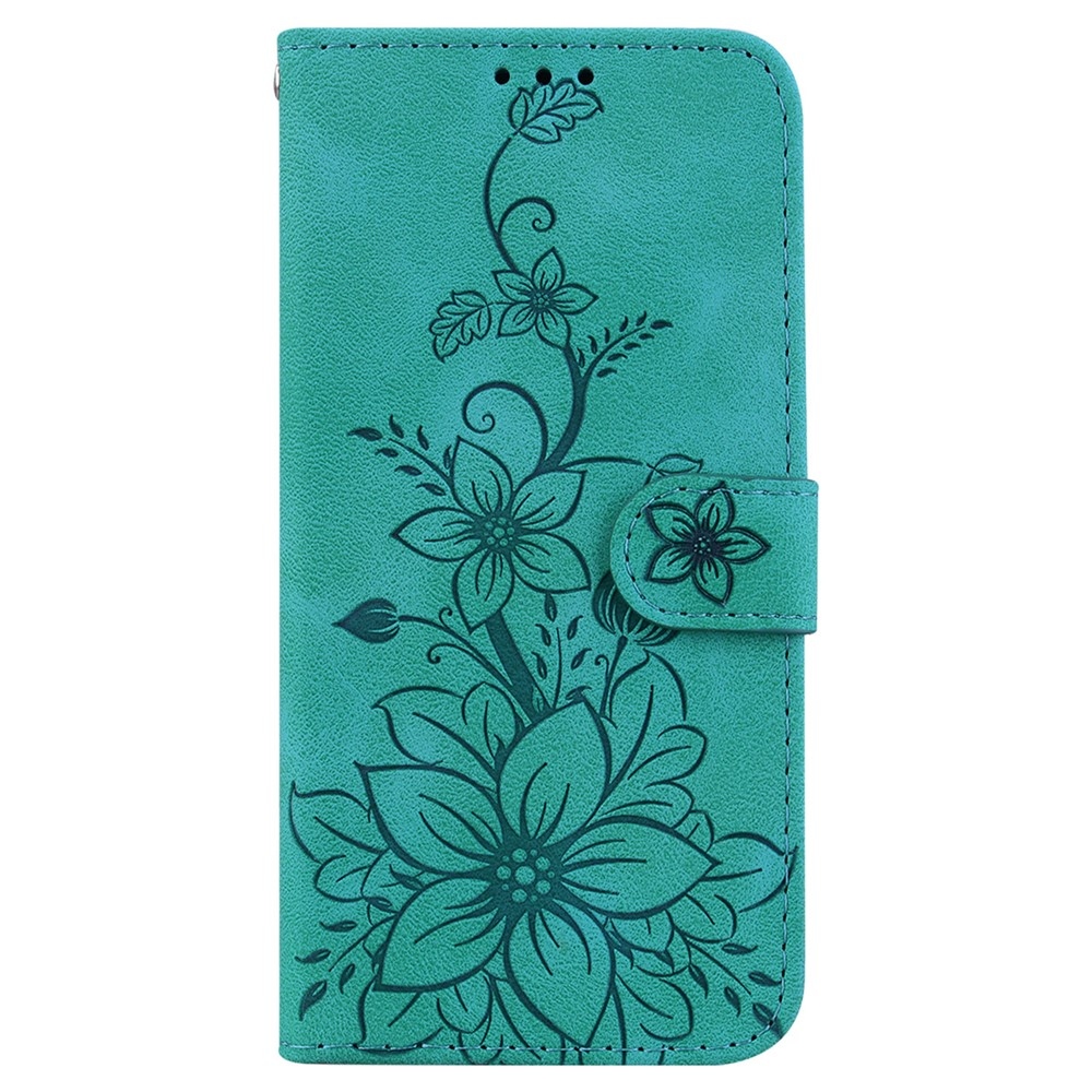 Lily könyv tok Xiaomi Redmi 15C 4G/5G (173mm) - teáskék színben