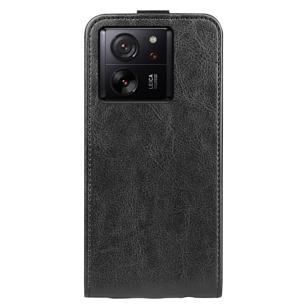 Függőleges flip tok Xiaomi 13T/13T Pro készülékhez - fekete