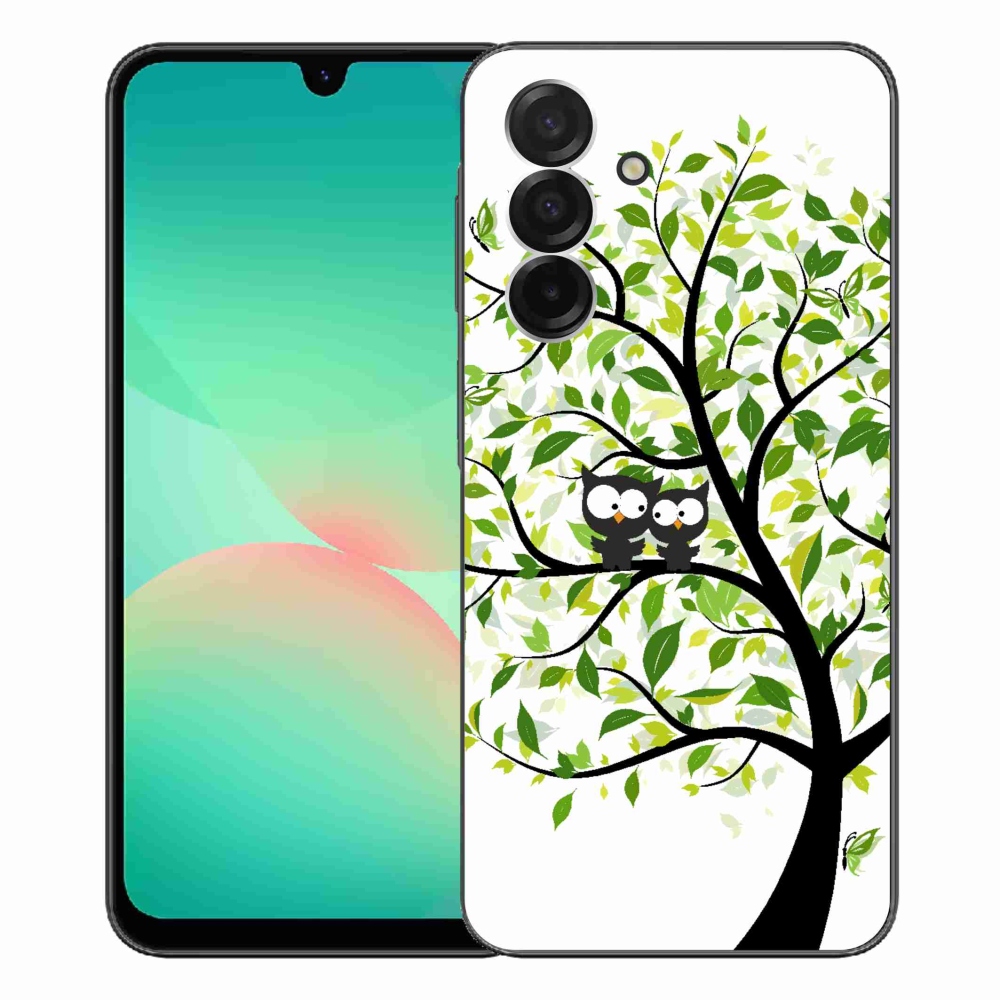 Gél borító mmCase Samsung Galaxy A26 5G - baglyok a fán - Samsung Galaxy A26 5G számára