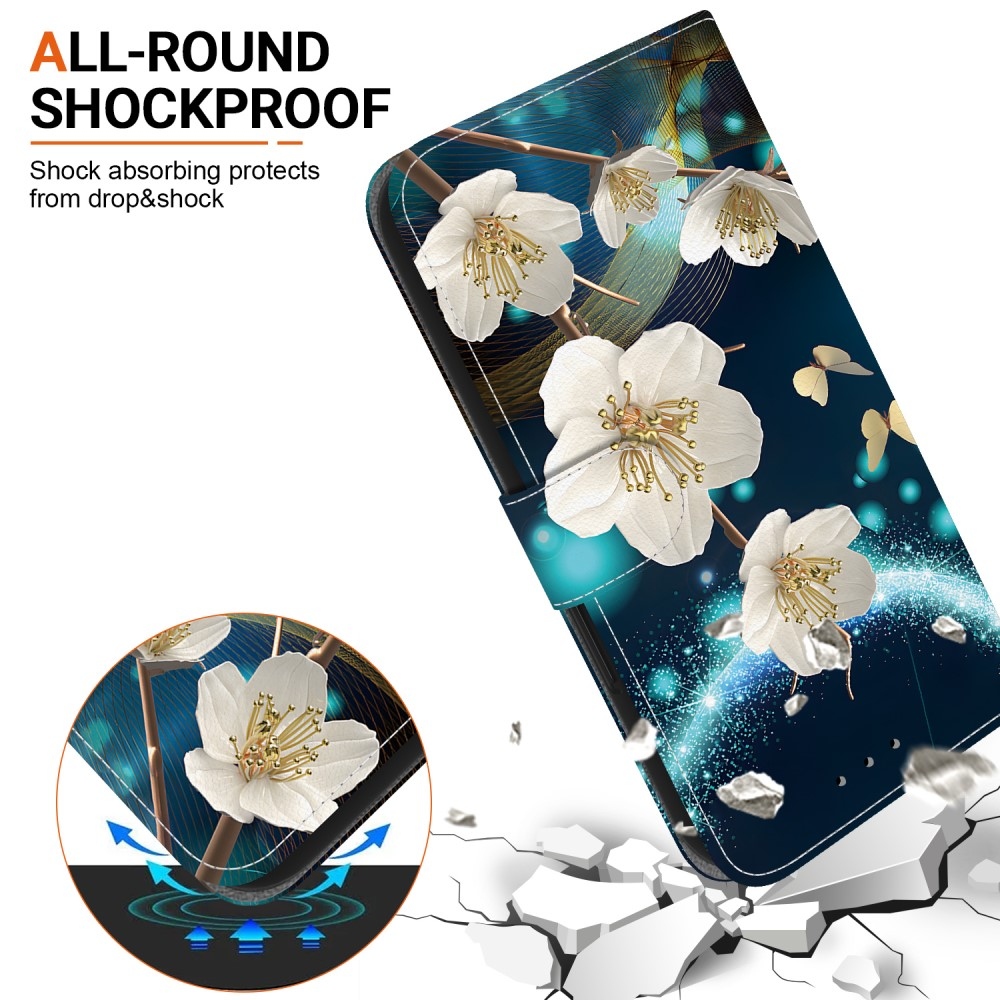 Sokoldalú könyvtáska Samsung Galaxy A36 5G/A56 5G - magnólia