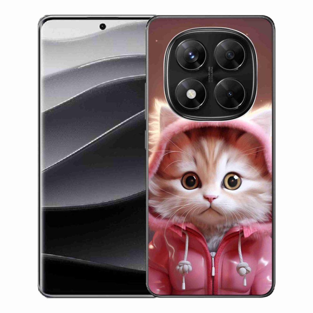 Gél borítás mmCase a Xiaomi Redmi Note 14 Pro 5G/Poco X7 5G számára - aranyos cica 3