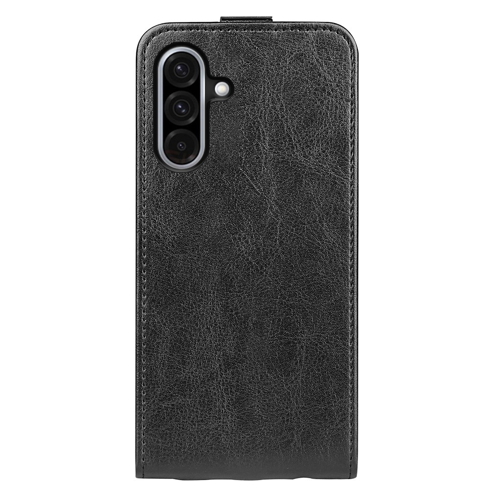 Függőleges könyvtáska Samsung Galaxy A36 5G/A56 5G készülékhez - fekete