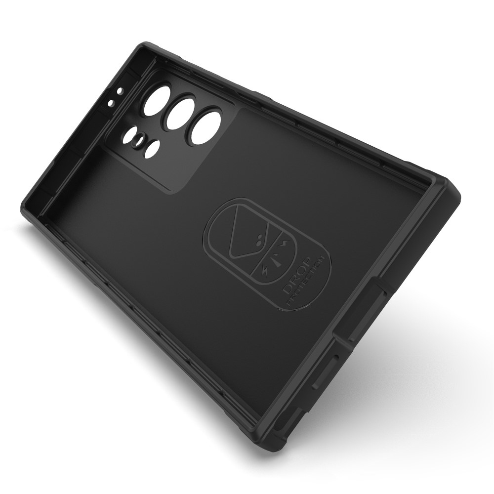 Rugg tartós zselés tok Samsung Galaxy S24 Ultra készülékhez - fekete