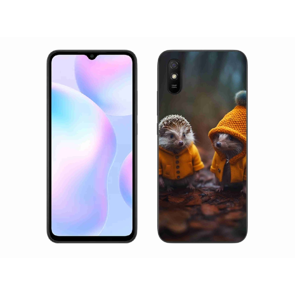 Gél borítás mmCase a Xiaomi Redmi 9A számára - sünök