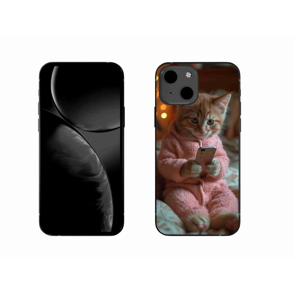 Zselés borítás mmCase iPhone 13 készülékhez - baba mobillal