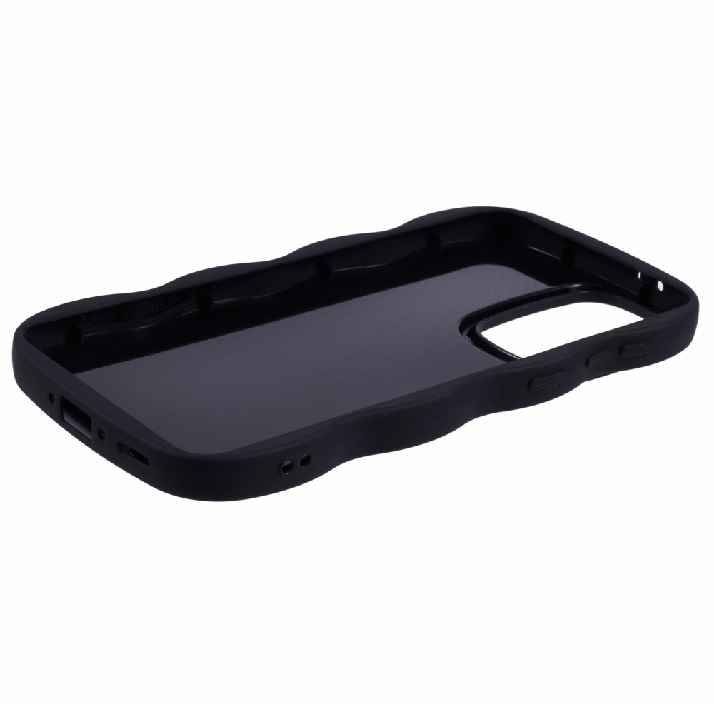 Hullám tartós zselés tok Samsung Galaxy A36 5G/A56 5G - fekete