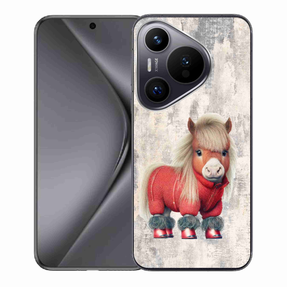 Zselés borítás mmCase a Huawei Pura 70 - póni pulóverhez