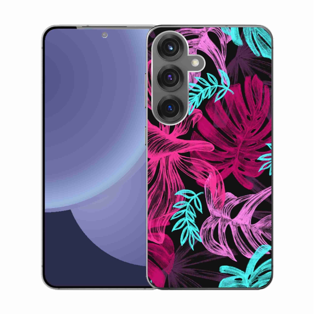 Zselés borítás mmCase Samsung Galaxy S25 - virágok 1