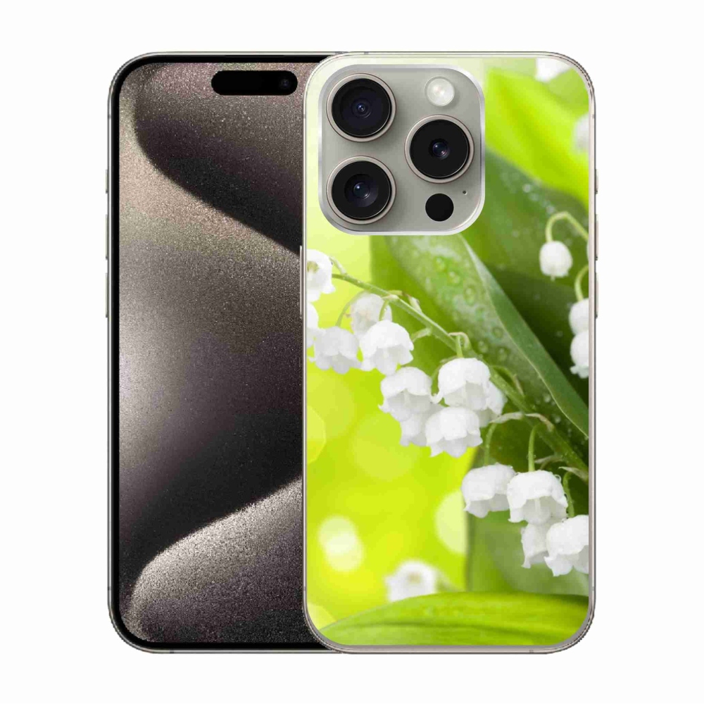 Zselés borítás mmCase iPhone 15 Pro készülékhez - lily of the valley