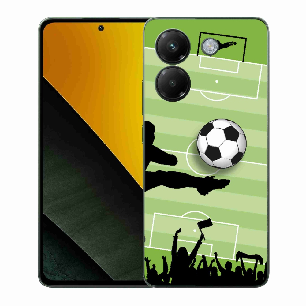 Gél borítás mmCase a Xiaomi Poco M7 Pro 5G számára - futball 3