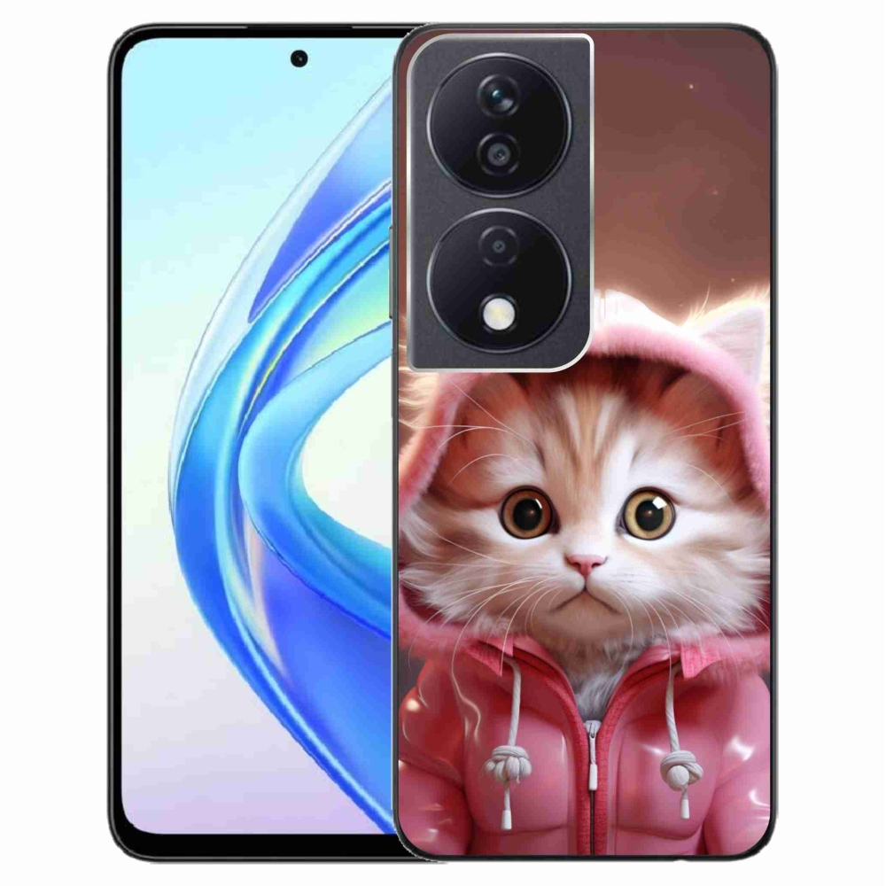 Gél védőhuzat mmCase a Honor X7b/Honor 90 Smart készülékhez - aranyos cica 3