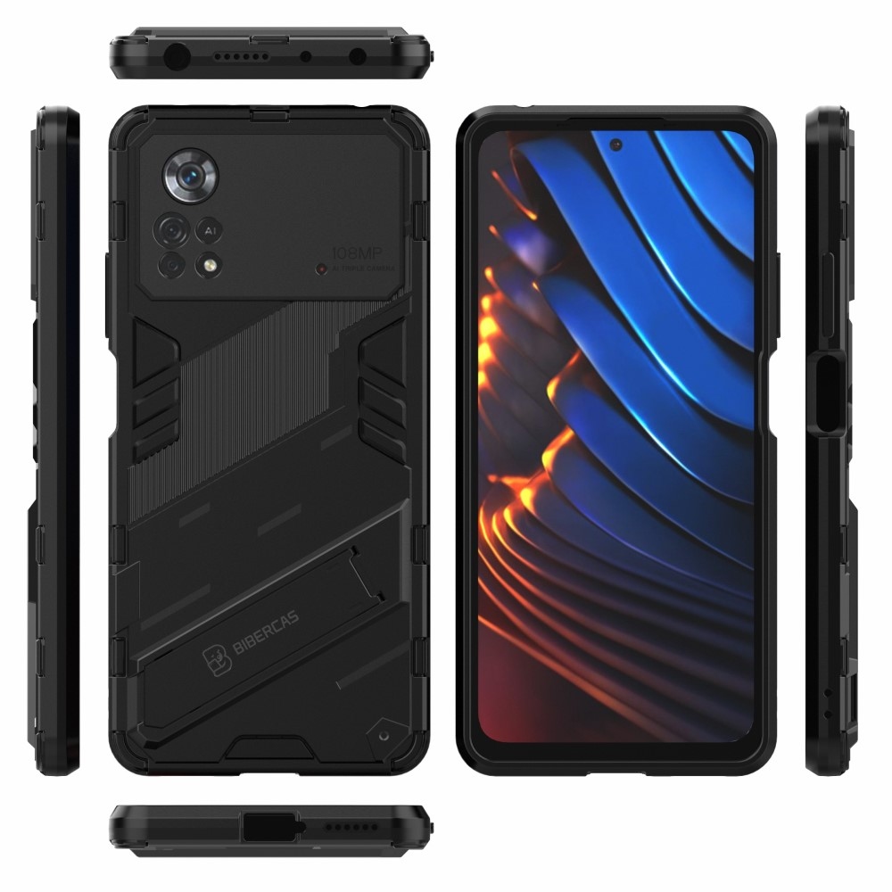 Tartós borítás Xiaomi Poco X4 Pro 5G készülékhez - fekete