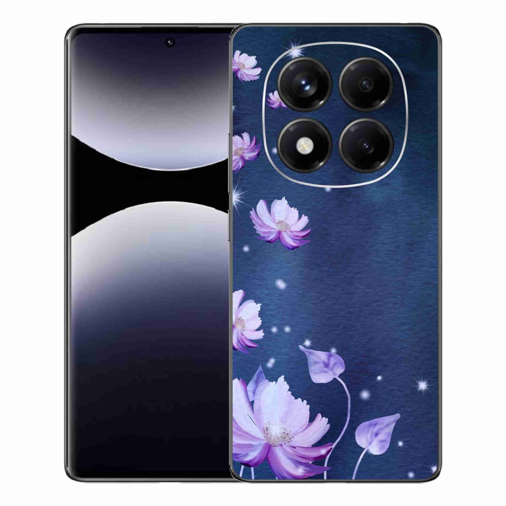 Gél borítás mmCase a Xiaomi Redmi Note 14 Pro számára - hulló virágok