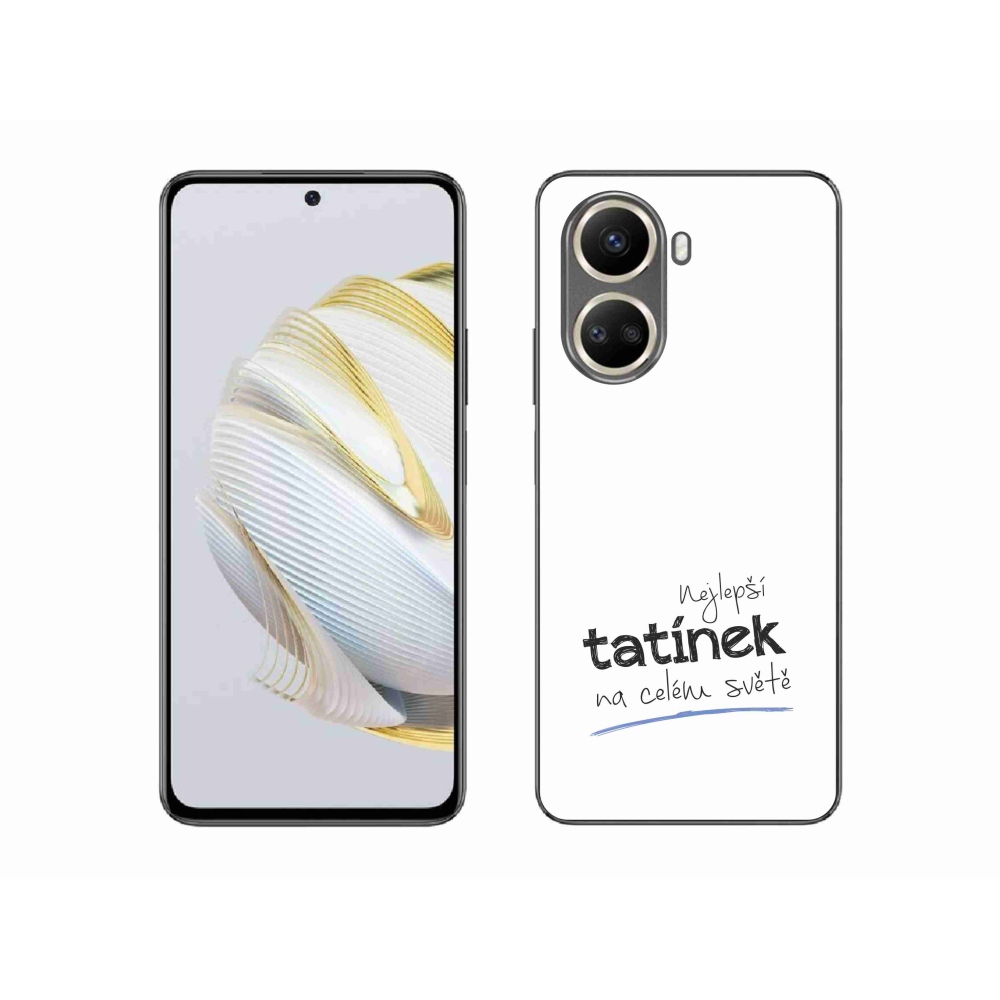 Gél borító mmCase a Huawei Nova 10 SE - legjobb apuci 4 fehér háttérrel