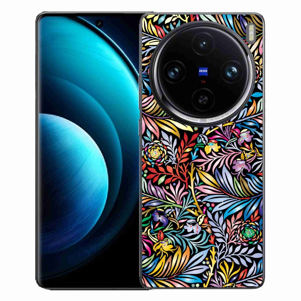 Zselés borítás mmCase a Vivo X100 Pro 5G készülékhez - virágok 5