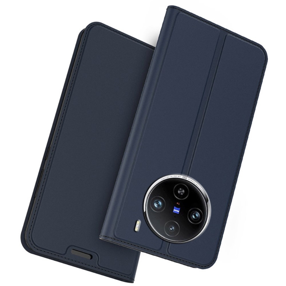 DUX könyvtáska a Vivo X100 Pro 5G készülékhez - sötétkék