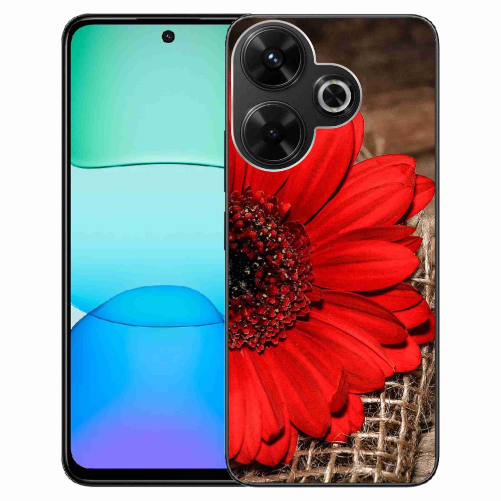 Gél borítás mmCase a Xiaomi Redmi 13 4G/Poco M6 4G-hez - gerbera