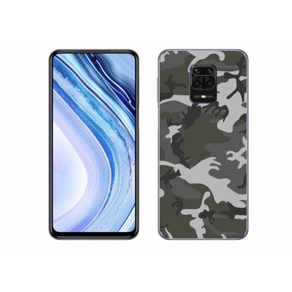 Gél borítás mmCase a Xiaomi Redmi Note 9S-hez - álcázó mintás
