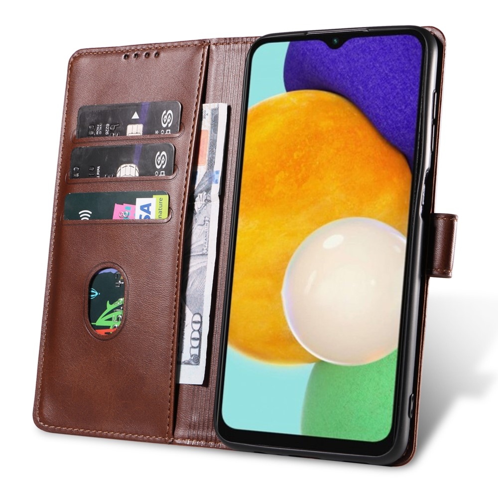 Zárható könyvtáska Samsung Galaxy A26 5G - barna